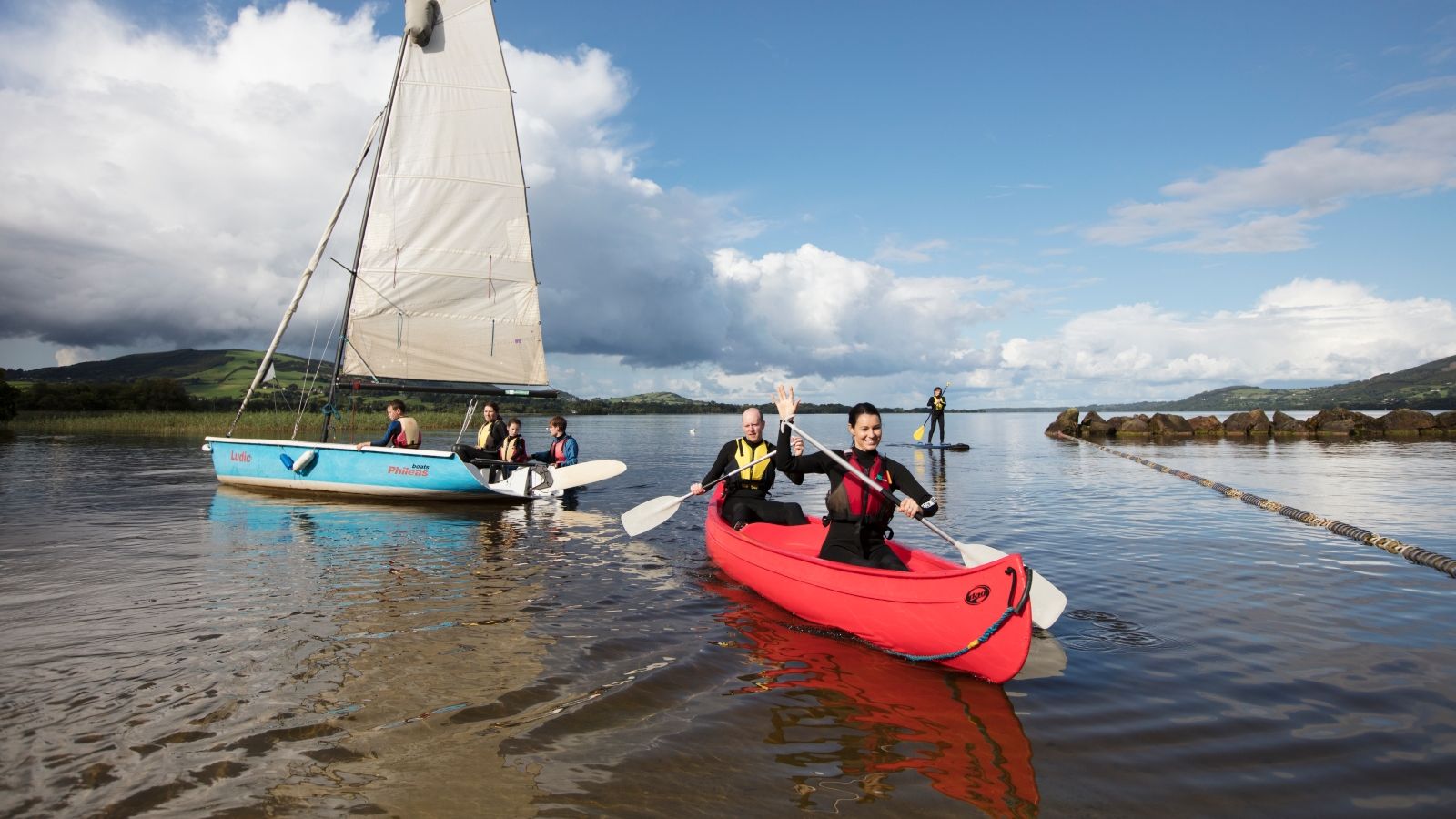 Kajak i żagiel Lough Derg Blueway_ ULAC