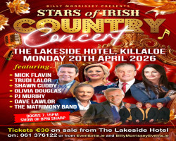  Junte-se a nós no Stars of Irish Country no dia 24 de outubro! 